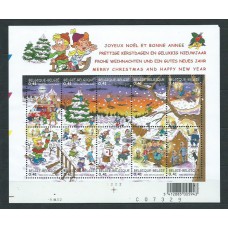 Belgica - Correo 2002 Yvert 3092/101 ** Mnh Navidad