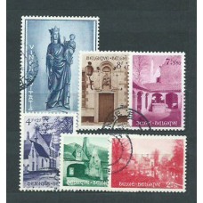 Belgica - Correo 1954 Yvert 946/51 usado Brujas