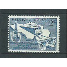 Belgica - Correo 1956 Yvert 996 usado Tren