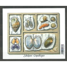 Belgica - Hojas 2005 Yvert 109 ** Mnh Conchas