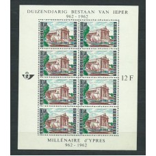 Belgica - Hojas 1962 Yvert 33  **