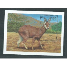 Bhutan - Hojas Yvert 255 ** Mnh Fauna