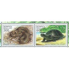 Bielorusia - Correo 2003 Yvert 445/446 ** Mnh  Fauna reptiles