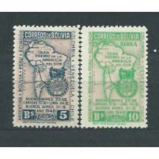 Bolivia - Correo 1948 Yvert 297+A 101 * Mh