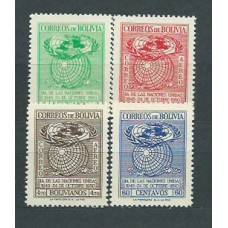 Bolivia - Correo 1950 Yvert 307/8+A 115/6 ** Mnh