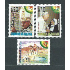 Bolivia - Correo 1998 Yvert 998/1000 ** Mnh Navidad