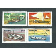 Brasil - Correo 1973 Yvert 1079/82 ** Mnh Barcos