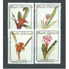 Brasil - Correo 1992 Yvert 2078/81 ** Mnh Flores