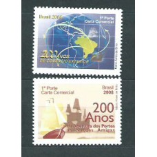 Brasil - Correo 2008 Yvert 3001/2 ** Mnh