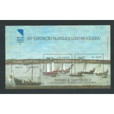 Brasil - Hojas 1992 Yvert 88 ** Mnh Barcos