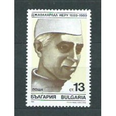 Bulgaria - Correo 1989 Yvert 3266 ** Mnh Nehru