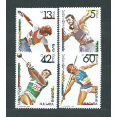 Bulgaria - Correo 1990 Yvert 3338/41 ** Mnh Deportes