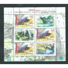 Bulgaria - Hojas 2003 Yvert 212 ** Mnh Paisajes