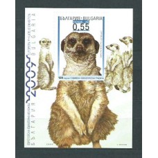 Bulgaria - Hojas 2008 Yvert 244 ** Mnh Fauna