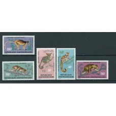 Centroafrica - Correo Yvert 150/4 ** Mnh  Fauna