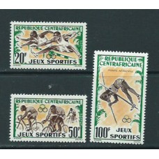 Centroafrica - Correo Yvert 20/1+A.6 ** Mnh  Deportes