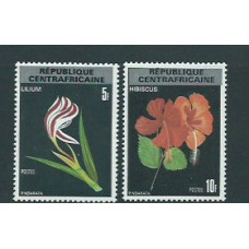 Centroafrica - Correo Yvert 409/10 ** Mnh  Flores