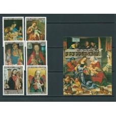 Centroafrica - Correo Yvert 487/90+A.249/50+H.52 ** Mnh  Navidad