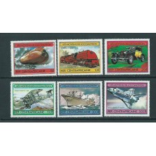 Centroafrica - Correo Yvert 511/4+A.258/9 ** Mnh  Transportes