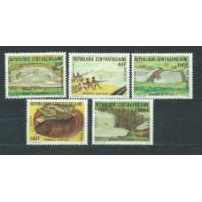 Centroafrica - Correo Yvert 594/8 ** Mnh