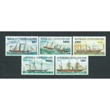 Centroafrica - Correo Yvert 625/9 ** Mnh  Barcos