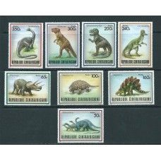 Centroafrica - Correo Yvert 779/86 ** Mnh  Fauna prehistórica