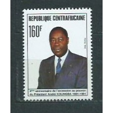 Centroafrica - Correo Yvert 860 ** Mnh  Presidente Kolingha