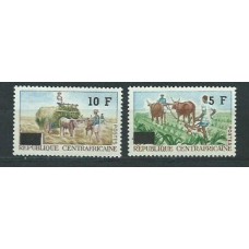 Centroafrica - Correo Yvert 65/6 ** Mnh  Fauna