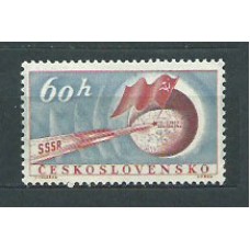 Checoslovaquia - Correo 1959 Yvert 1042 * Mh Astro