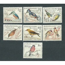 Checoslovaquia - Correo 1959 Yvert 1046/52 ** Mnh Fauna aves