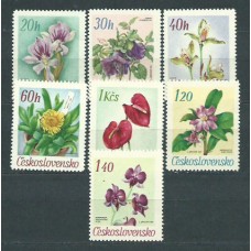 Checoslovaquia - Correo 1967 Yvert 1584/90 ** Mnh Flores