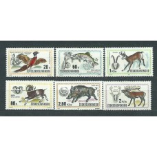 Checoslovaquia - Correo 1971 Yvert 1858/63 ** Mnh Fauna caza