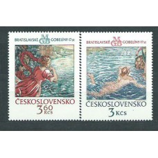 Checoslovaquia - Correo 1975 Yvert 2110/1 ** Mnh Tapicerias