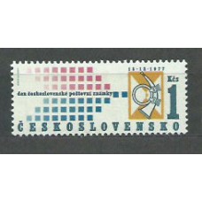 Checoslovaquia - Correo 1977 Yvert 2253 ** Mnh Día del sello