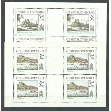 Checoslovaquia - Correo 1979 Yvert 2365/6 Minihoja ** Mnh Pinturas