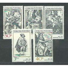 Checoslovaquia - Correo 1982 Yvert 2482/6 ** Mnh Gravados música