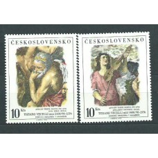 Checoslovaquia - Hojas 1978 Yvert 44 Hoja recortada ** Mnh Pinturas