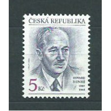 Chequia - Correo 1994 Yvert 37 ** Mnh Edward Benès