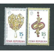 Chequia - Correo 2006 Yvert 437/38 ** Mnh Joyas