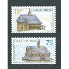 Chequia - Correo 2006 Yvert 444/45 ** Mnh Iglesias