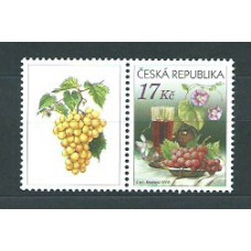 Chequia - Correo 2008 Yvert 493 ** Mnh Frutos