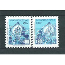 Chile - Correo 1995 Yvert 1288/89 ** Mnh Navidad