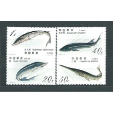 China - Correo 1994 Yvert 3207/10 ** Mnh  Fauna peces