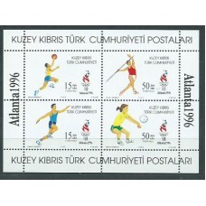 Chipre Turco - Correo Yvert 398/401 ** Mnh Olimpiadas de Atlanta