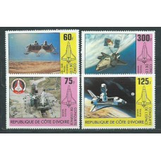 Costa de Marfil - Correo Yvert 573/6 ** Mnh  Astro