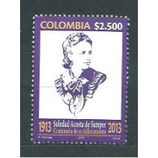 Colombia - Correo 2013 Yvert 1725 **  Soledad Acosta -