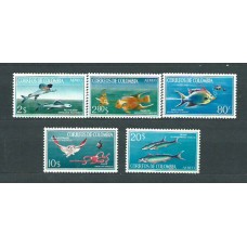 Colombia - Correo 1966 Yvert 620/1+A.462/4 * Mh Fauna. Peces