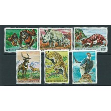 Comores - Correo 1976 Yvert 170/4+A 118 ** Mnh  Fauna