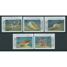 Comores - Correo 1985 Yvert 421/5 ** Mnh  Fauna conchas