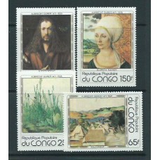 Congo Frances - Correo 1978 Yvert 520/3 ** Mnh  Pinturas Durero